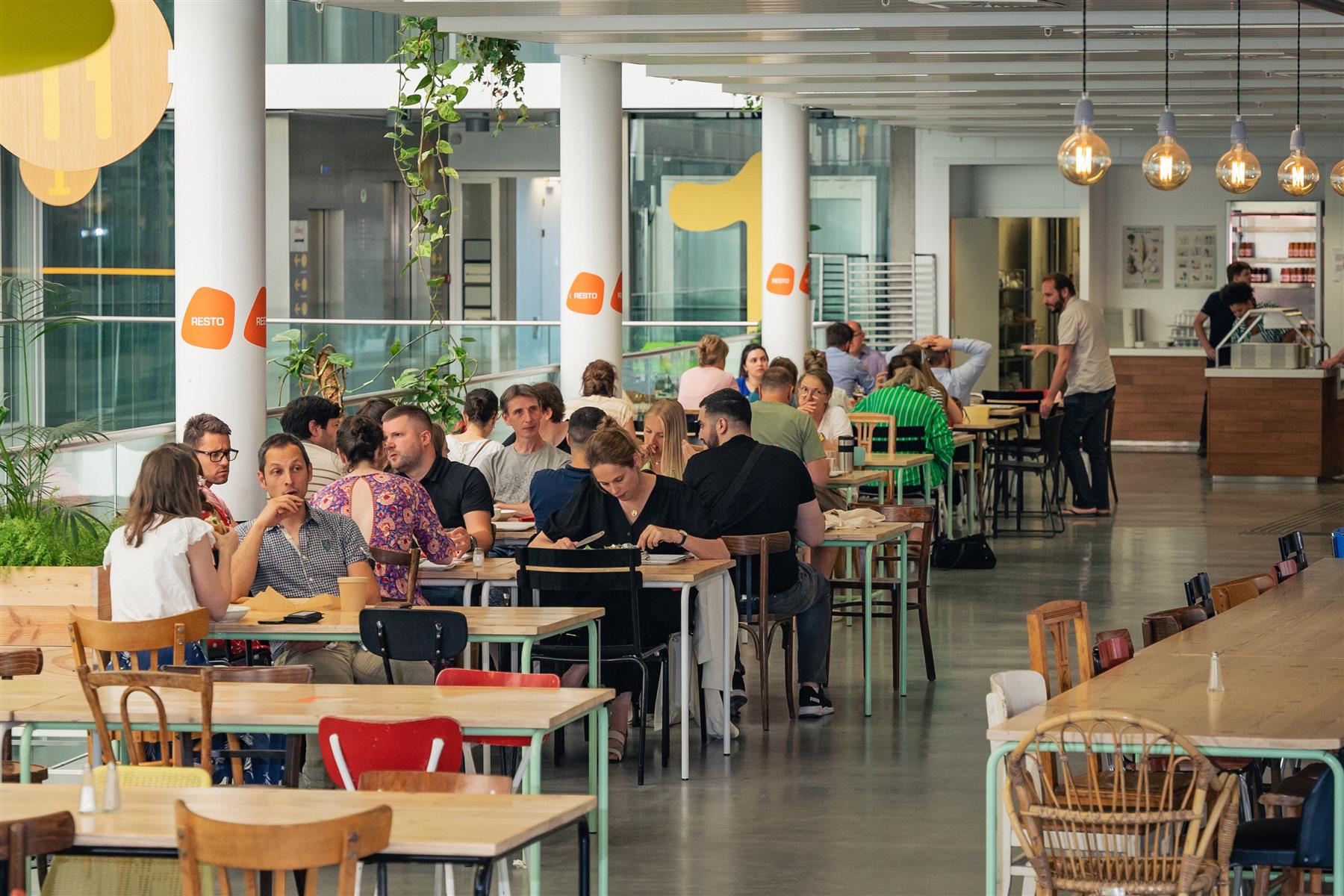 RestoBel est le restaurant durable de Bruxelles Environnement sur le site de Tour & Taxis  